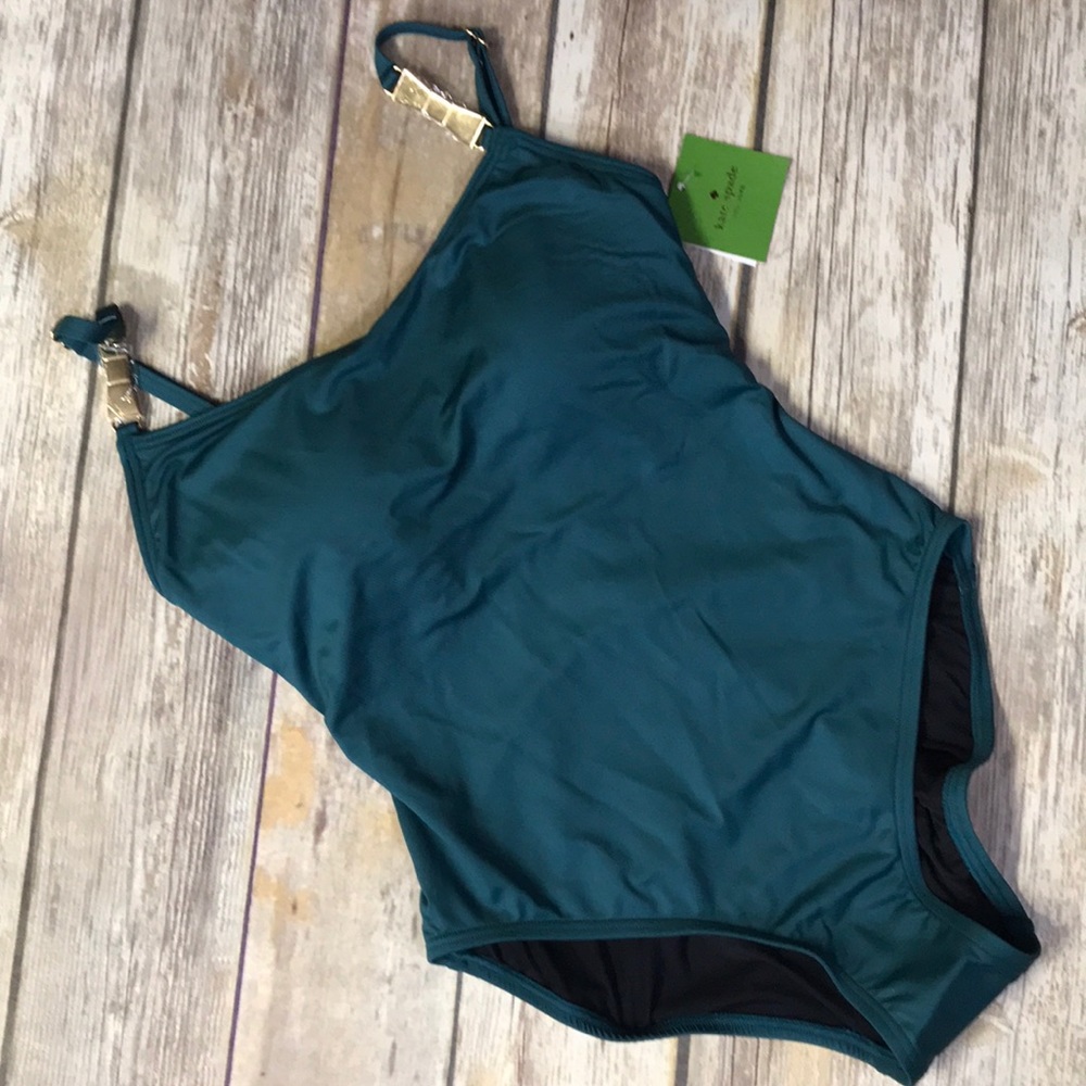 Kate Spade Crescent Bay Bathing Suit -Foliage - XS